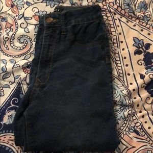 Super high waisted jeans